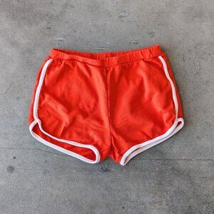 Hanna Andersson Dolphin Vent Shorts in French Terry Orange Spice size 10
